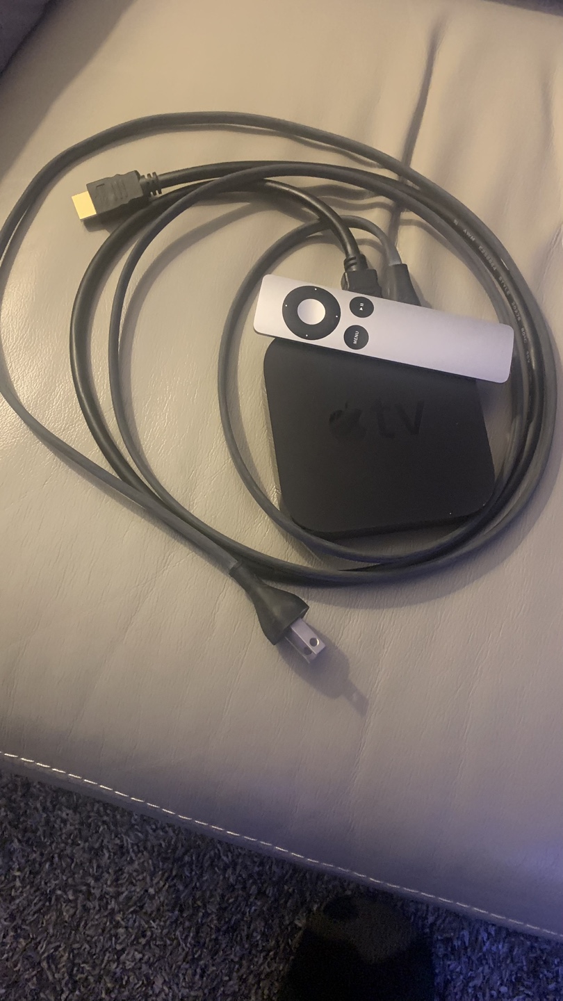 Apple TV with Remote & HDMI Cable