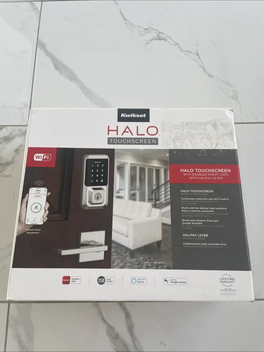 New Kwikset Halo Touchscreen Smart Lock - Halifax Lever thumbnail