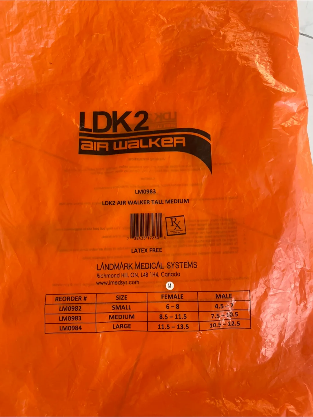 LDK2 Air Walker Tall - Medium Size image indicator(4)