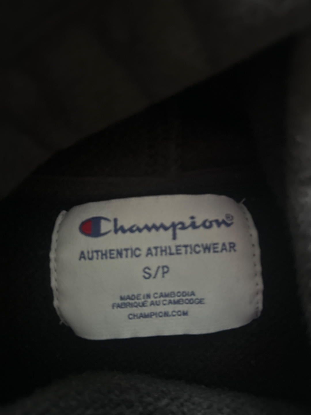 Champion Black Hoodie - Size S - photo 2