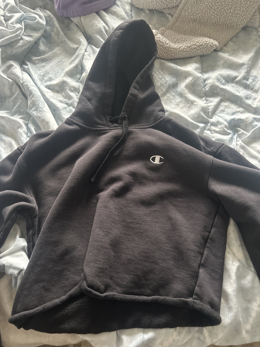 Champion Black Hoodie - Size S