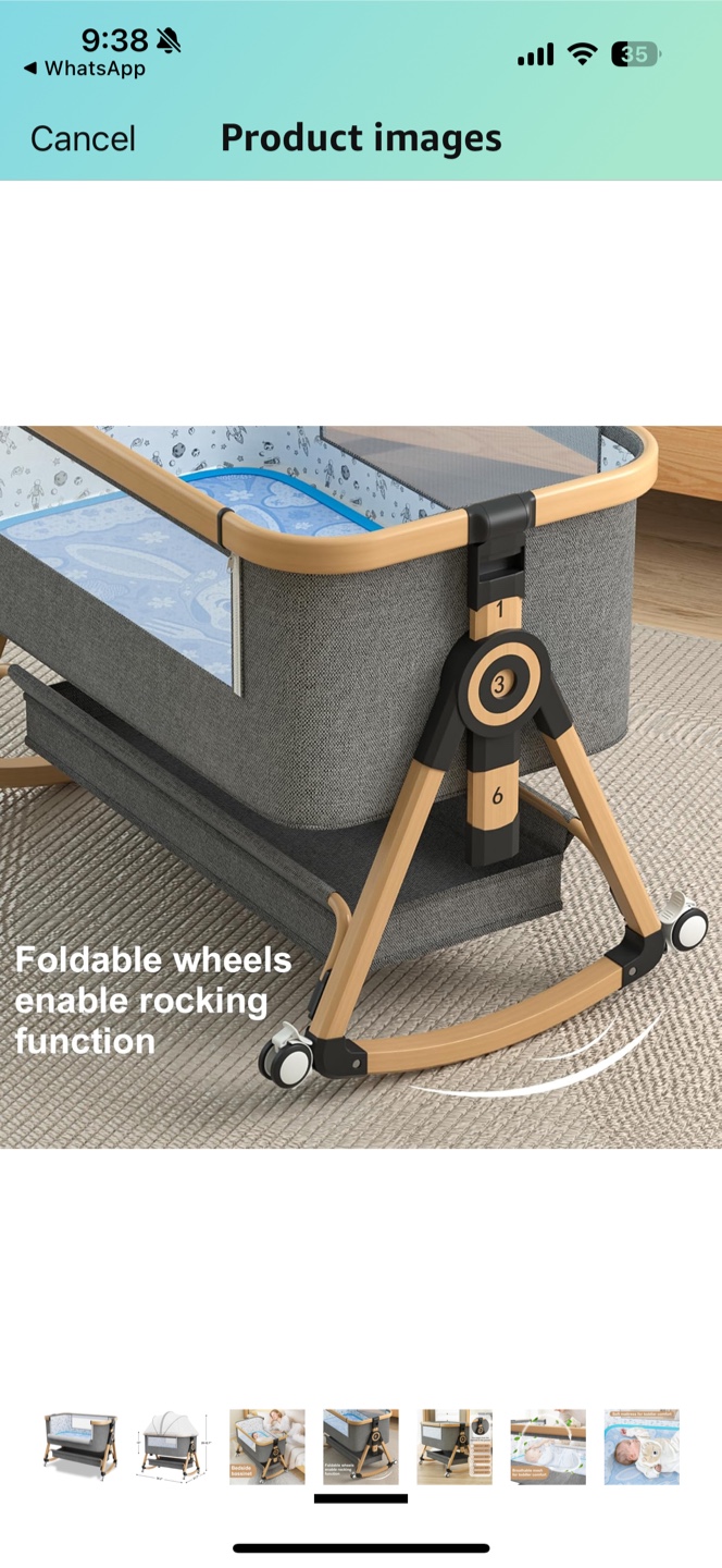 Baby bedside bassinet - photo 4