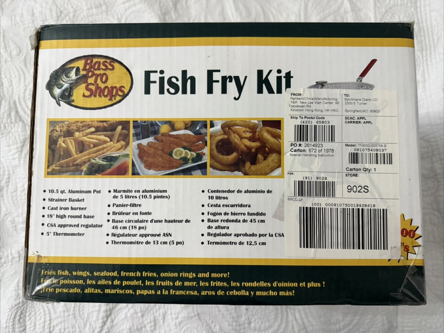 Bass Pro Shops Fish Fry Kit - New in Box - photo 2
