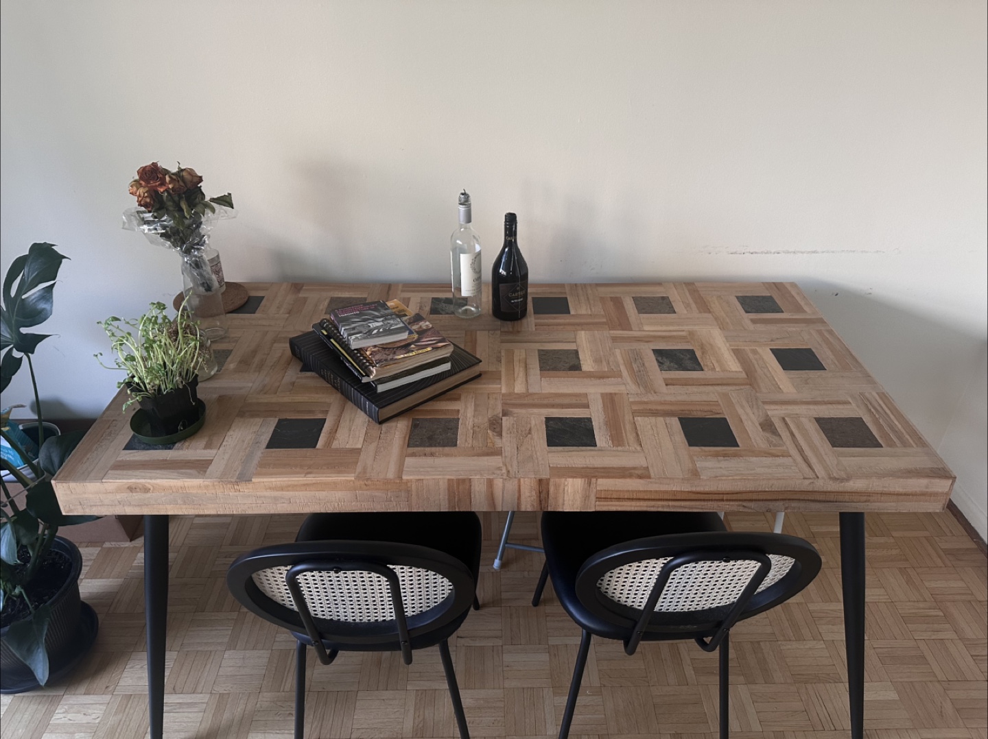 Wood Dining Table 63" x 31" - photo 4