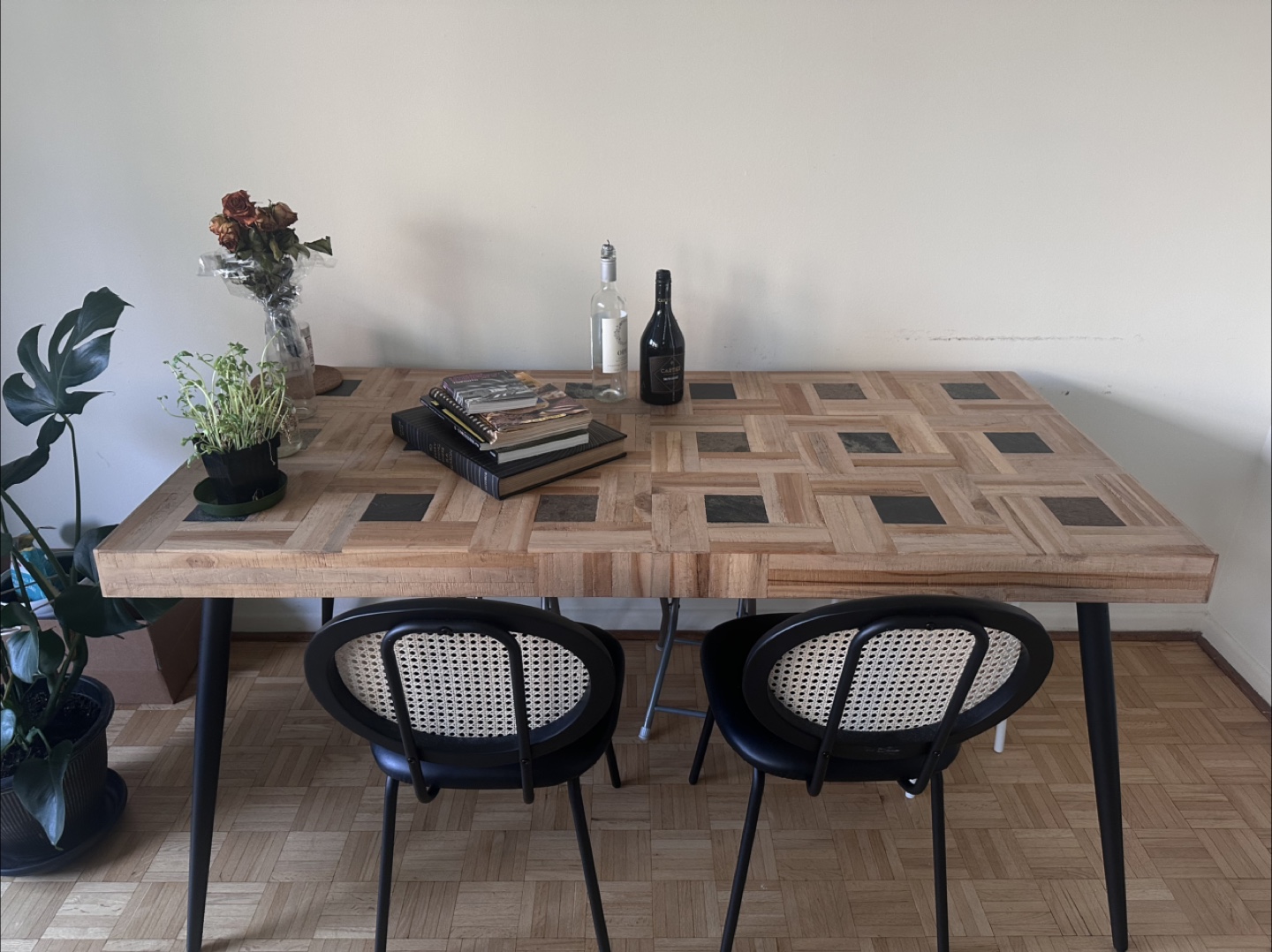 Wood Dining Table 63" x 31" - photo 2