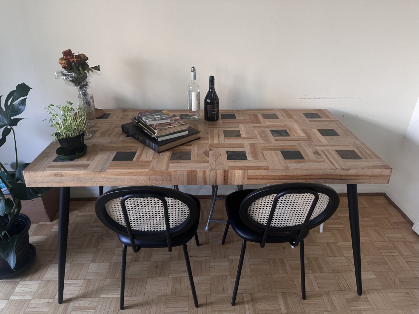 Wood Dining Table 63" x 31" - photo 3