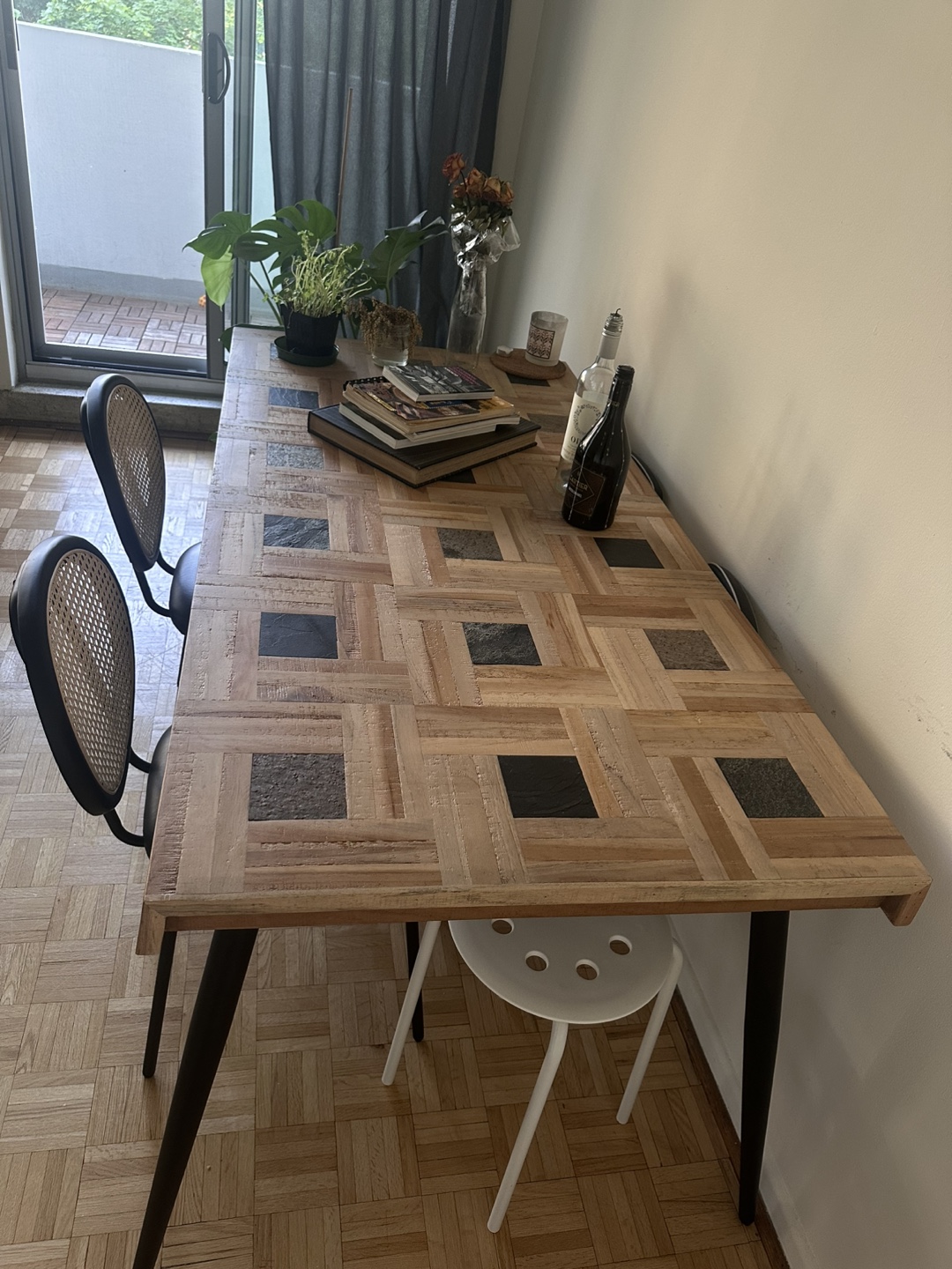 Wood Dining Table 63" x 31" - photo 5