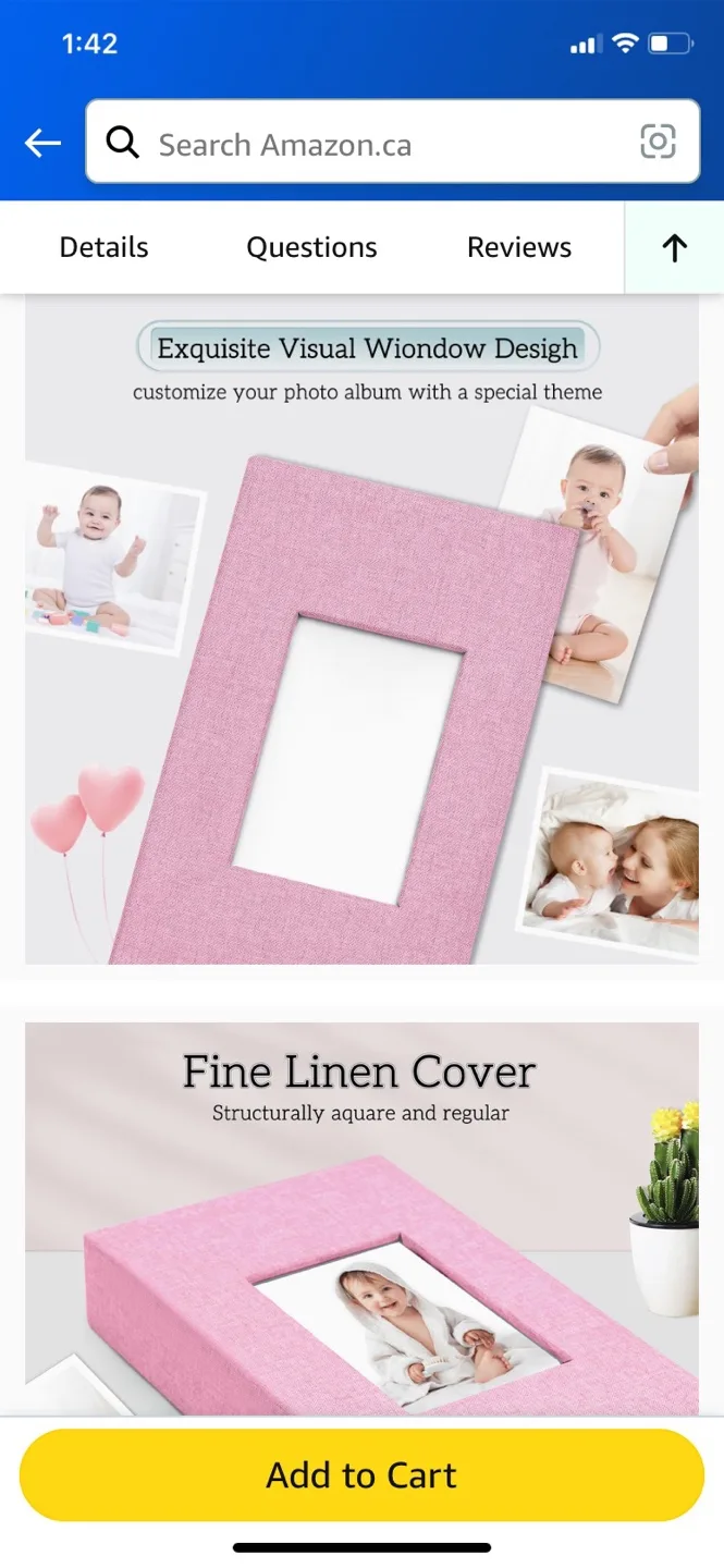 Photo Album with Linen Cover image indicator(3)