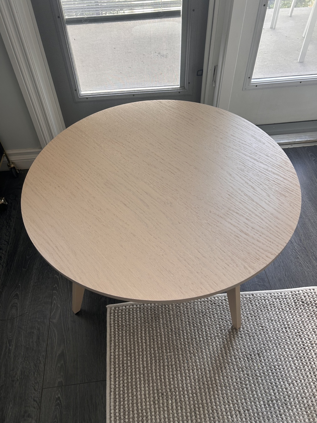 IKEA Round Coffee Table - Natural Wood Look - photo 3