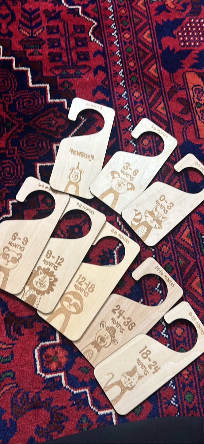 Wooden 8 pcs baby closet dividers. - photo 5
