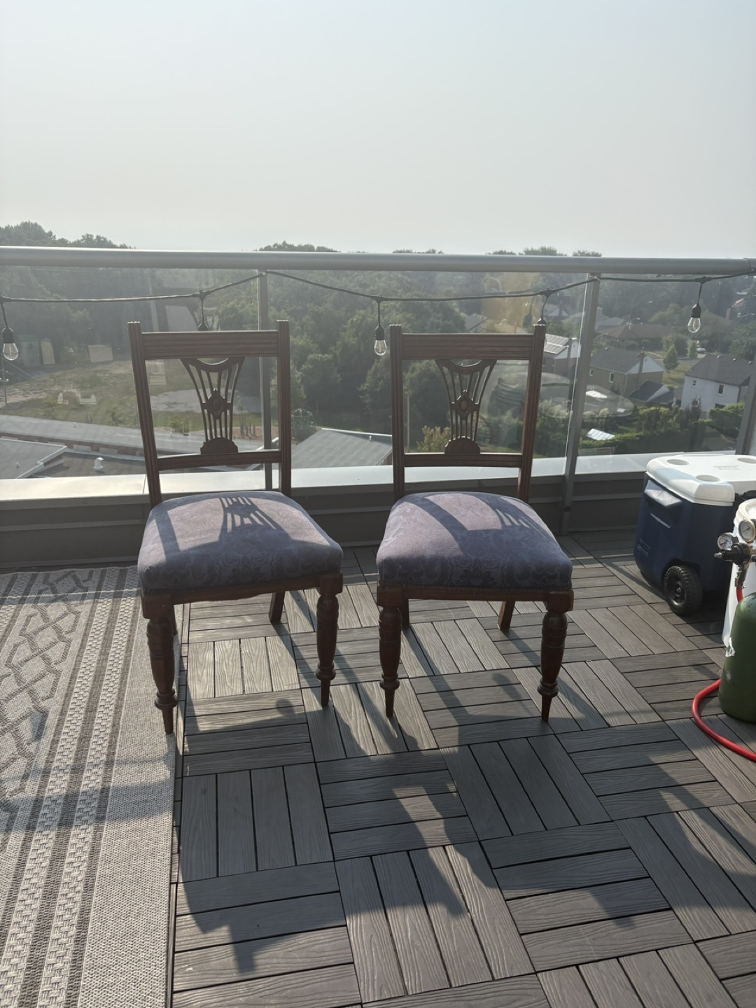 Antique Wooden Chairs - Set of 2