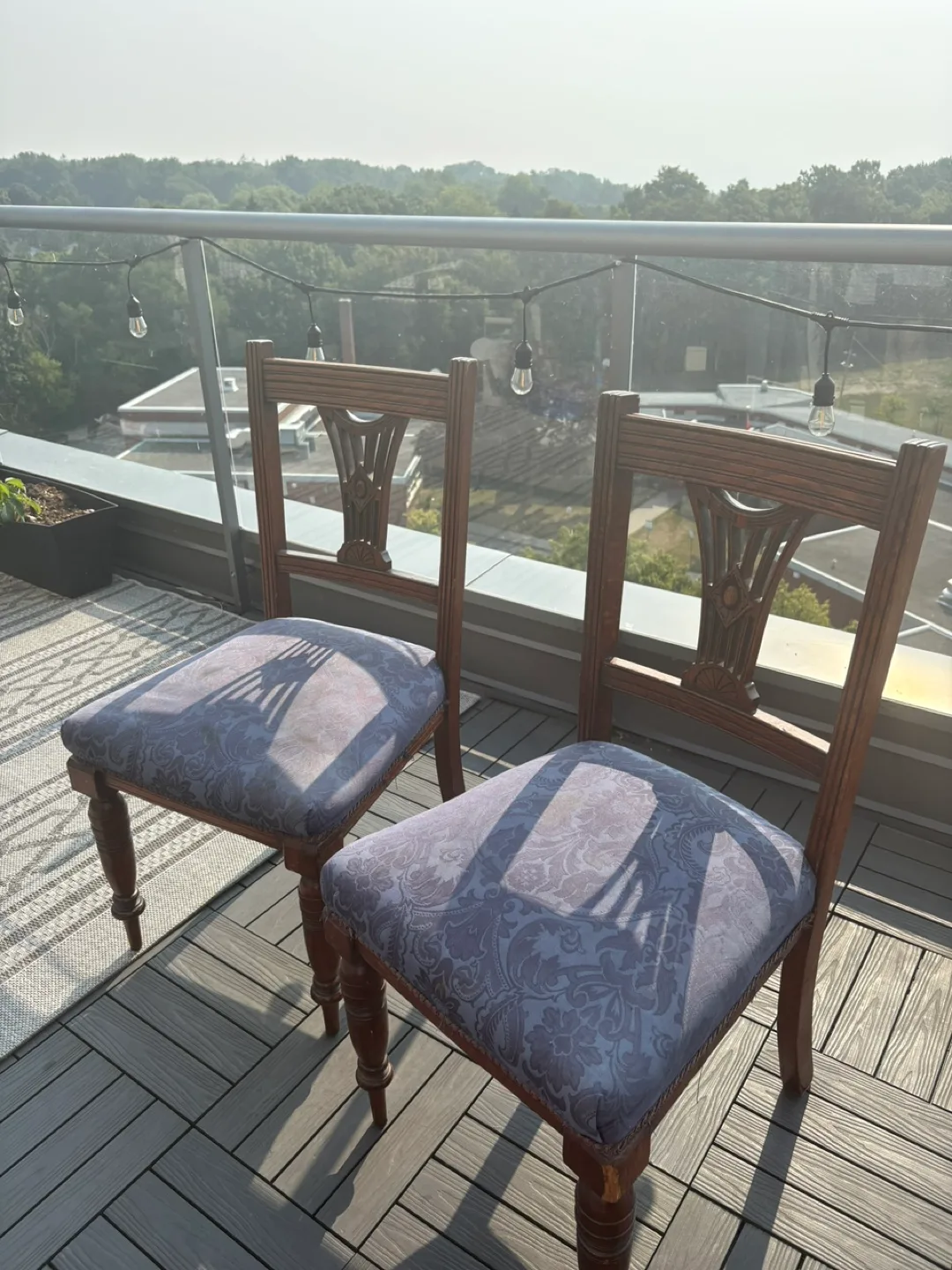 Antique Wooden Chairs - Set of 2 image indicator(3)