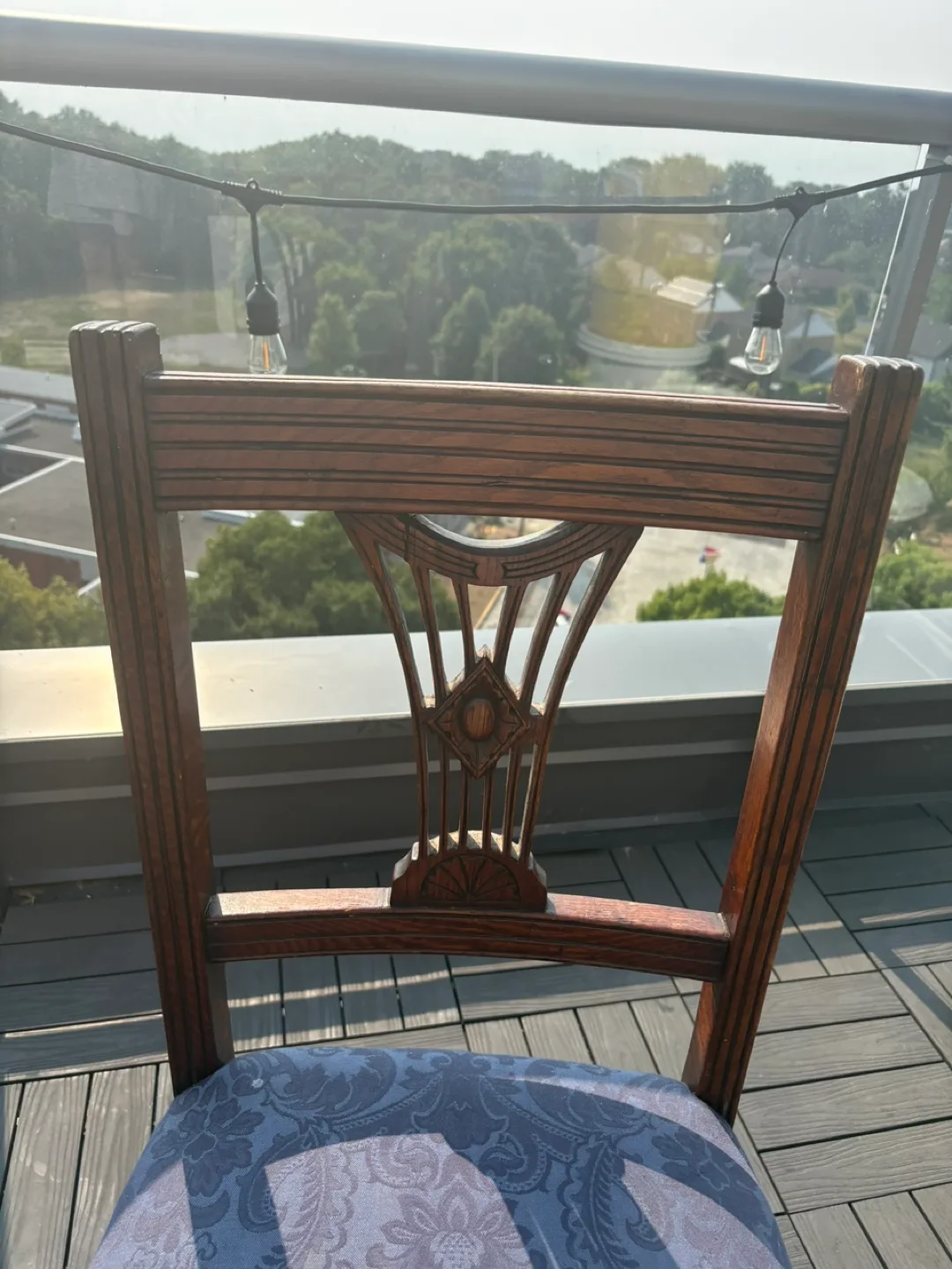 Antique Wooden Chairs - Set of 2 image indicator(4)