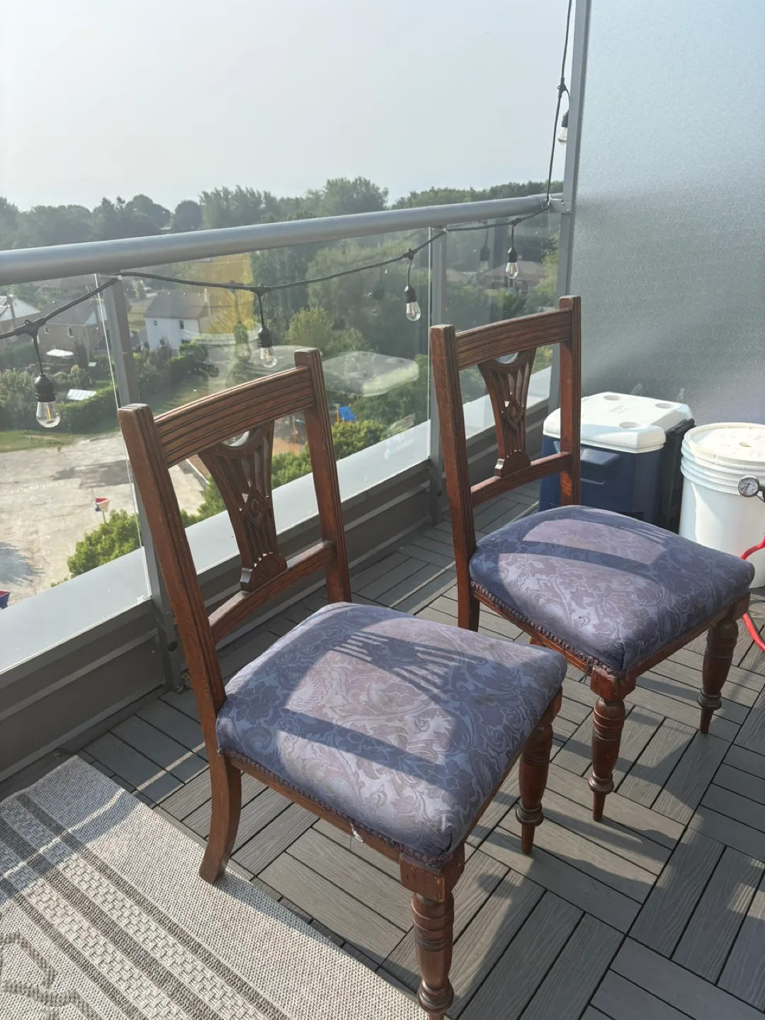 Antique Wooden Chairs - Set of 2 image indicator(2)