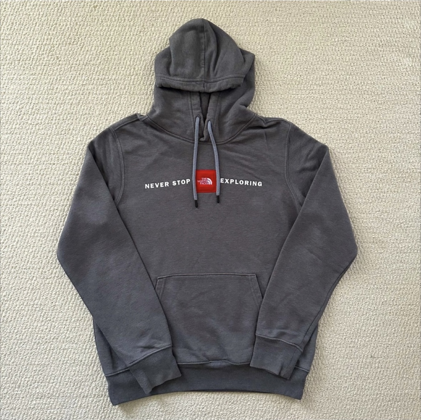 The North Face Grey Hoodie - Size S