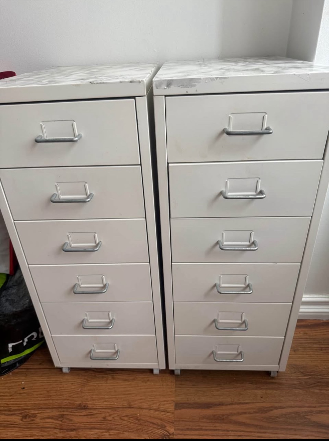 White IKEA Drawers