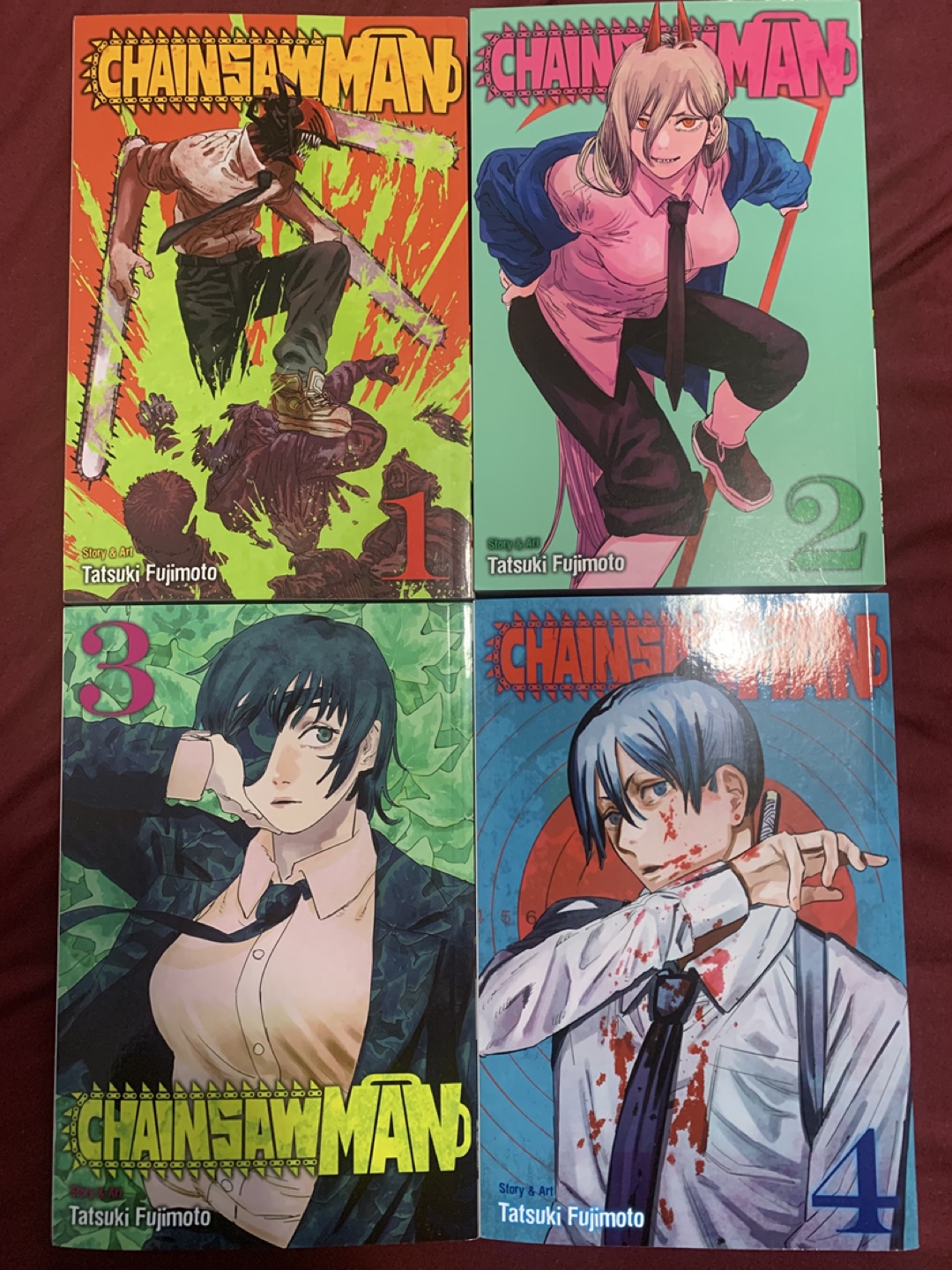 Chainsaw Man Manga Volumes 1-4