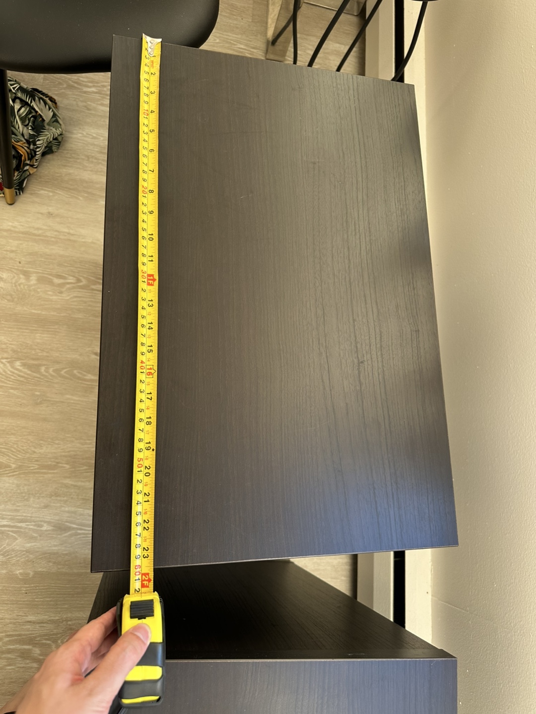 IKEA BESTA Brown Wood Shelf Unit - 25" Tall - photo 4