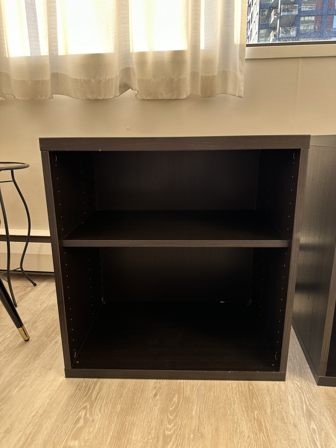 IKEA BESTA Brown Wood Shelf Unit - 25" Tall - photo 2