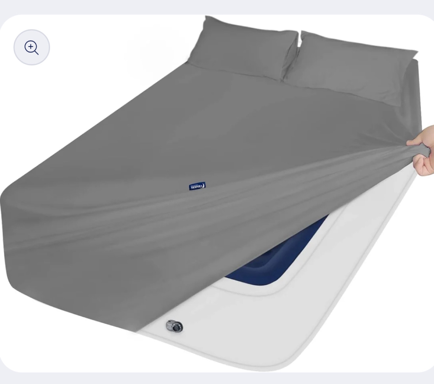 Moonsea Queen Sheet Set with Side Pockets - New!