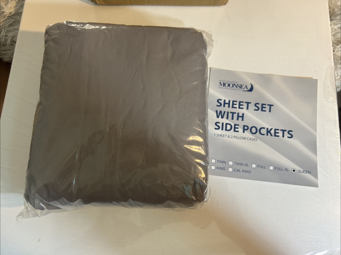 Moonsea Queen Sheet Set with Side Pockets - New! - photo 3