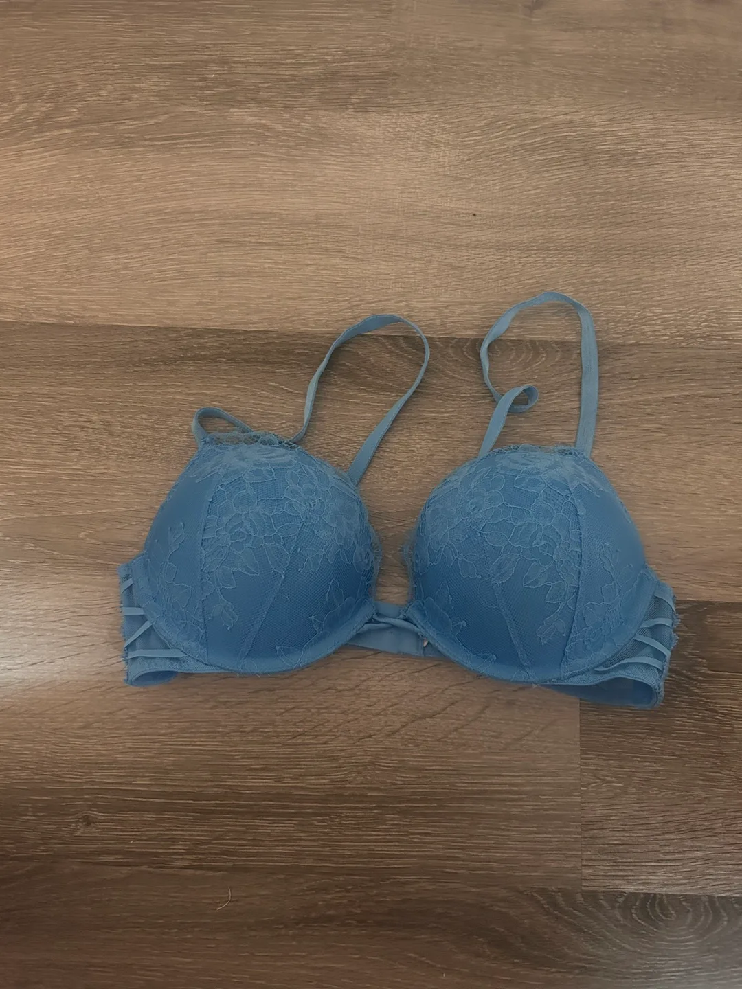 Victoria's Secret Blue Lace Bra thumbnail