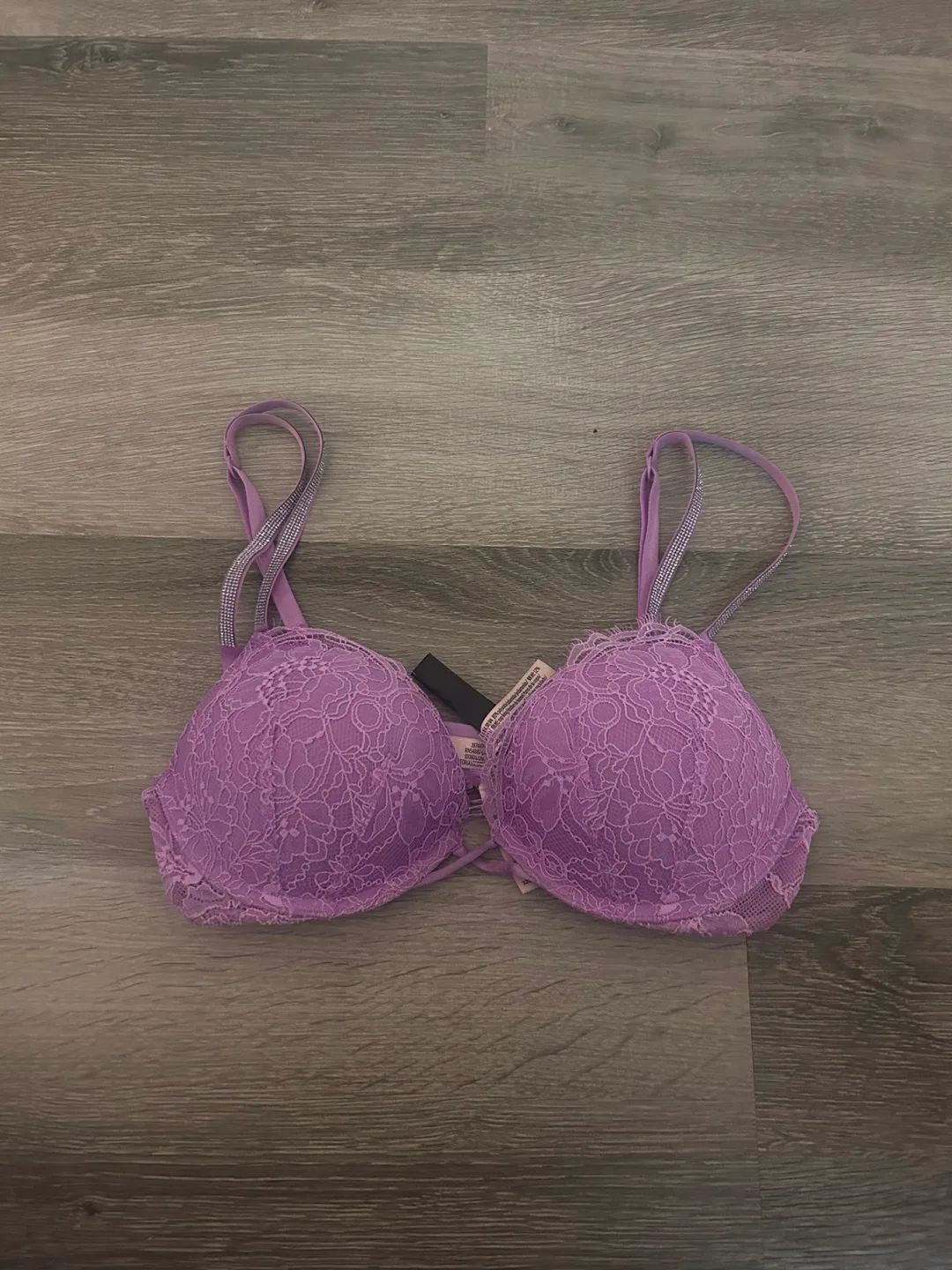 Victoria's Secret Purple Lace Bra thumbnail