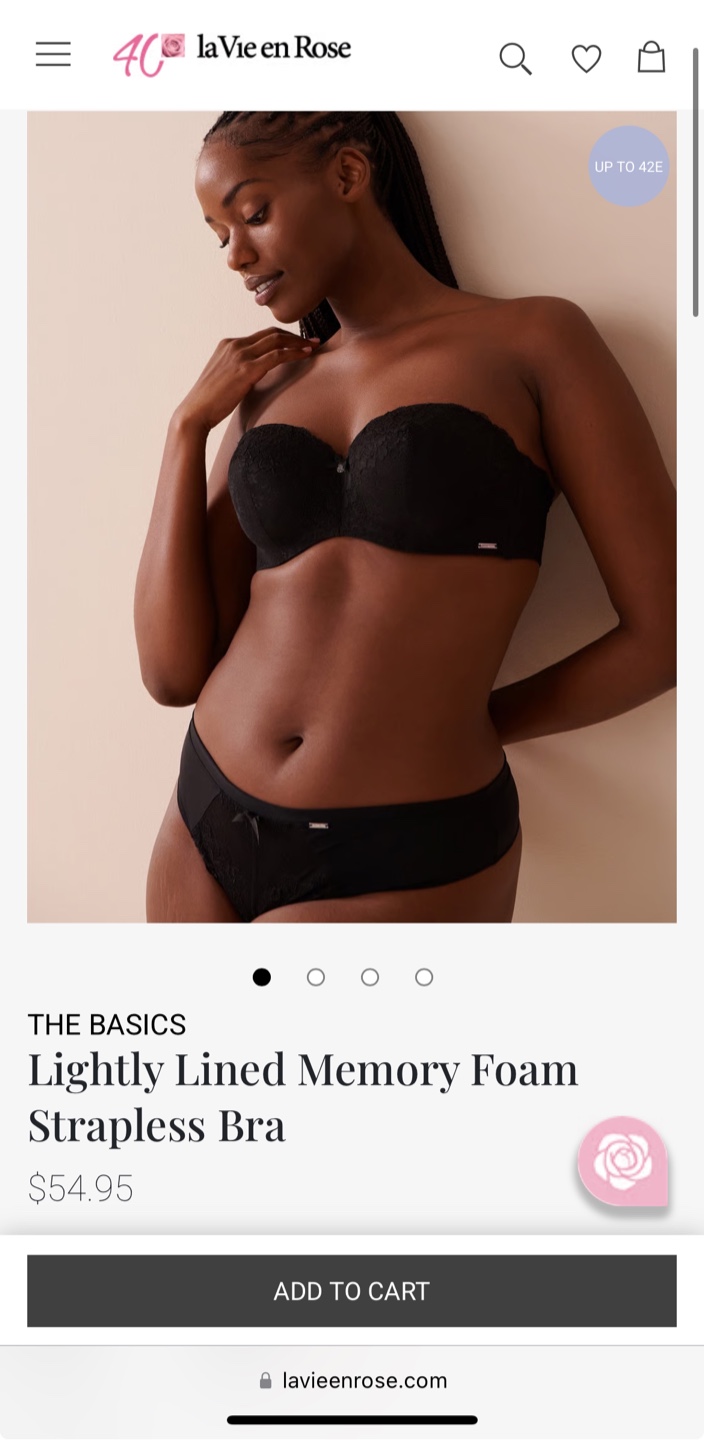 La Vie en Rose Strapless Bra - photo 2