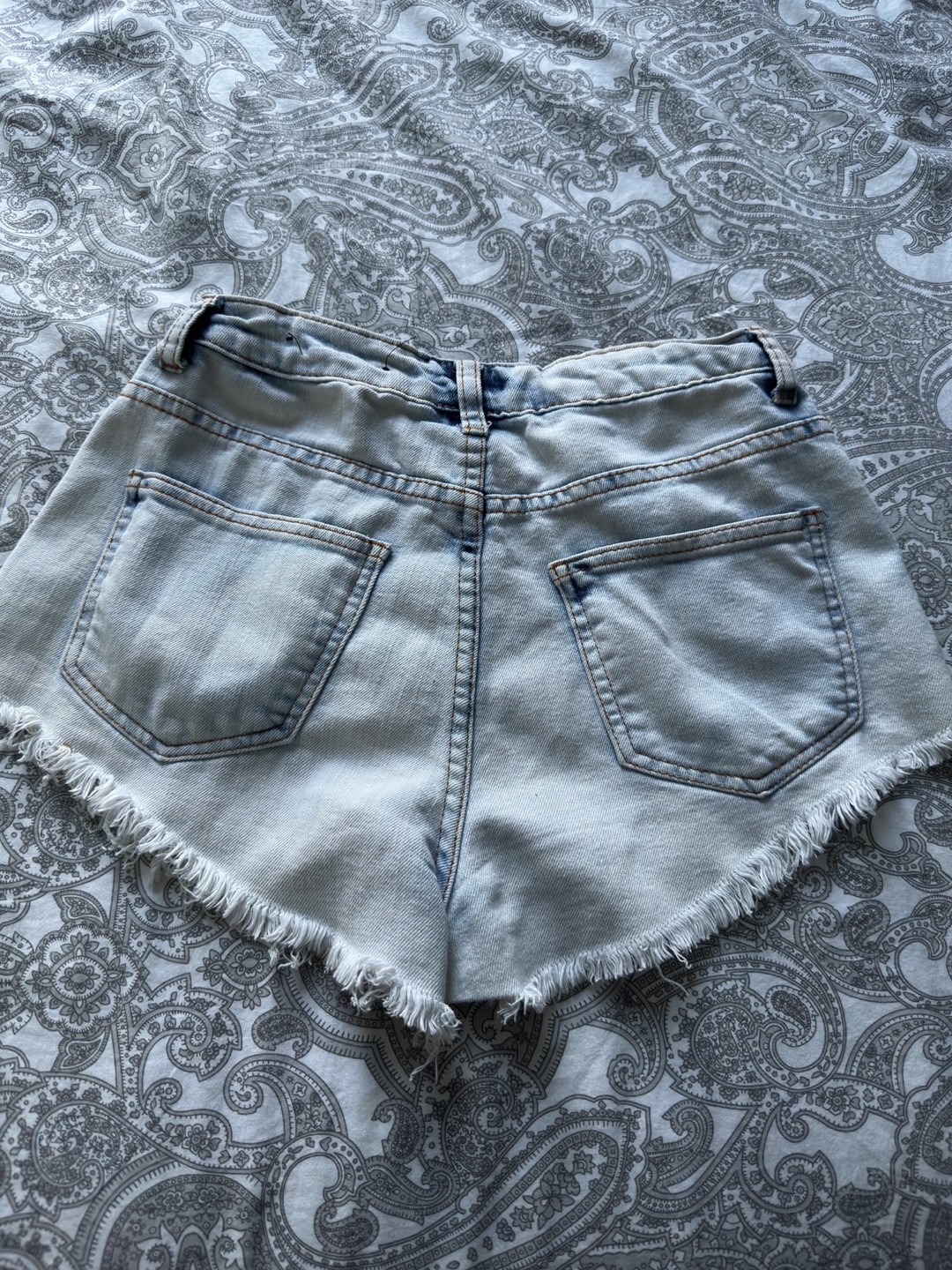High Rise Denim Shorts - Size 3 - photo 2