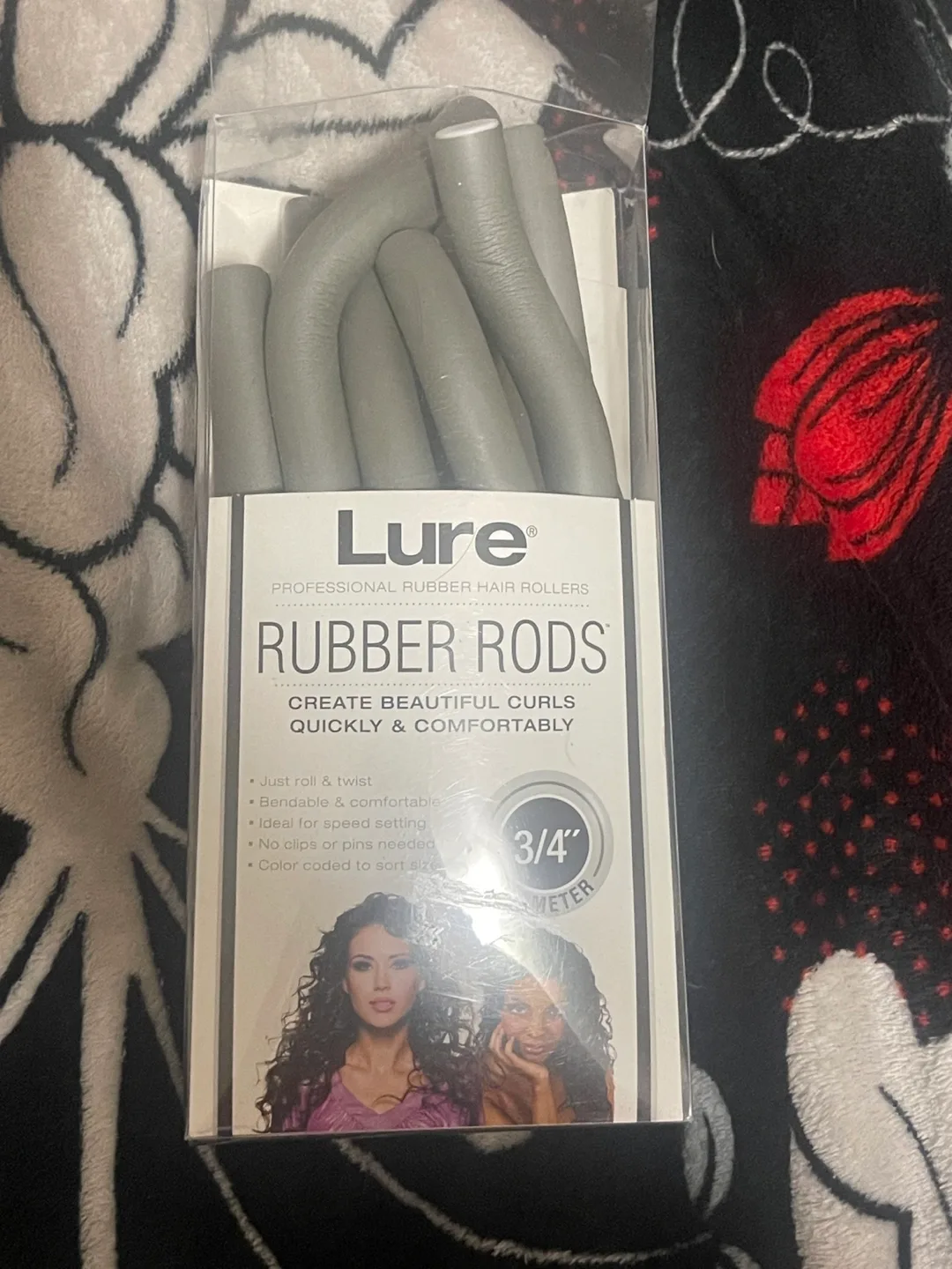 Lure Rubber Hair Rollers - 3/4 inch thumbnail