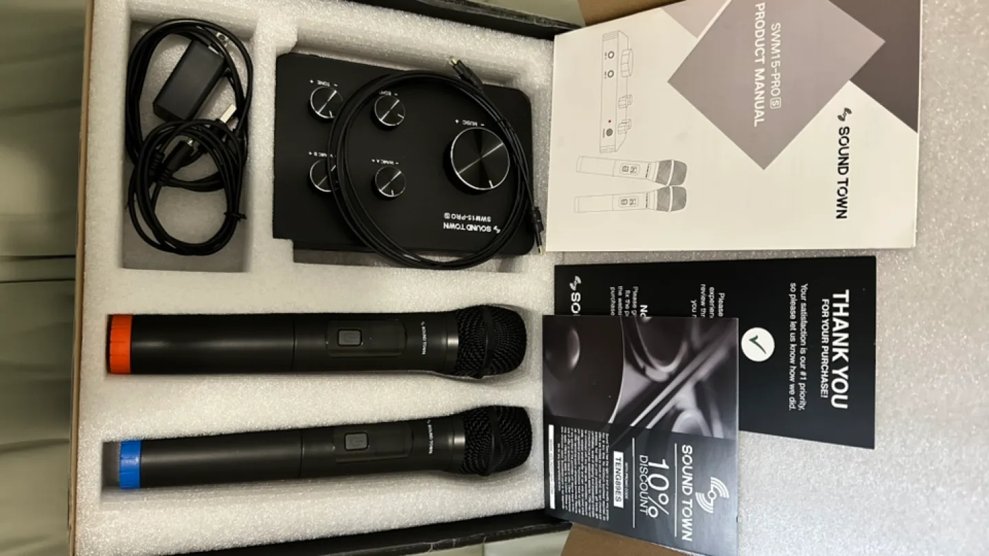 Sound Town SWM15-PROS Wireless Microphone System - NEW(open box) thumbnail