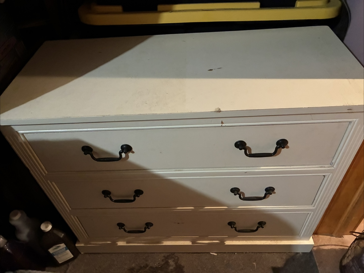 White 3-Drawer Dresser