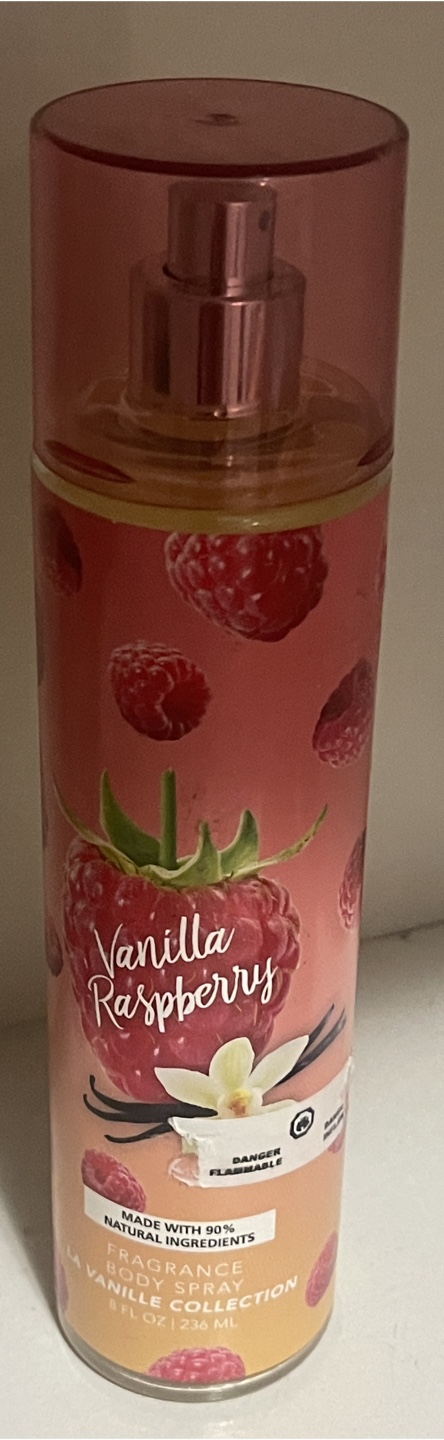 Bath & Body Works Vanilla Raspberry Fragrance Body Spray