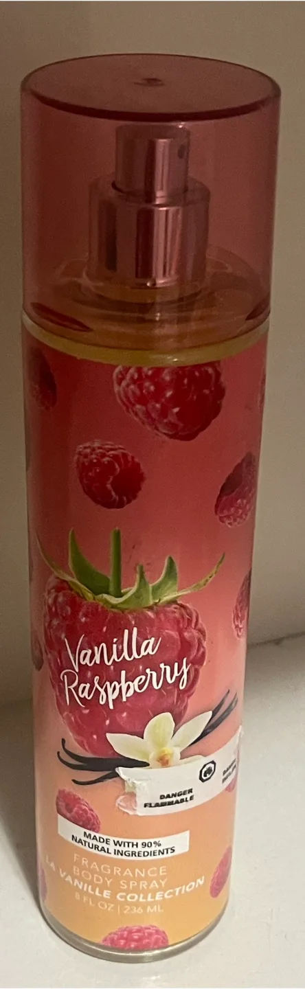 Bath & Body Works Vanilla Raspberry Fragrance Body Spray thumbnail