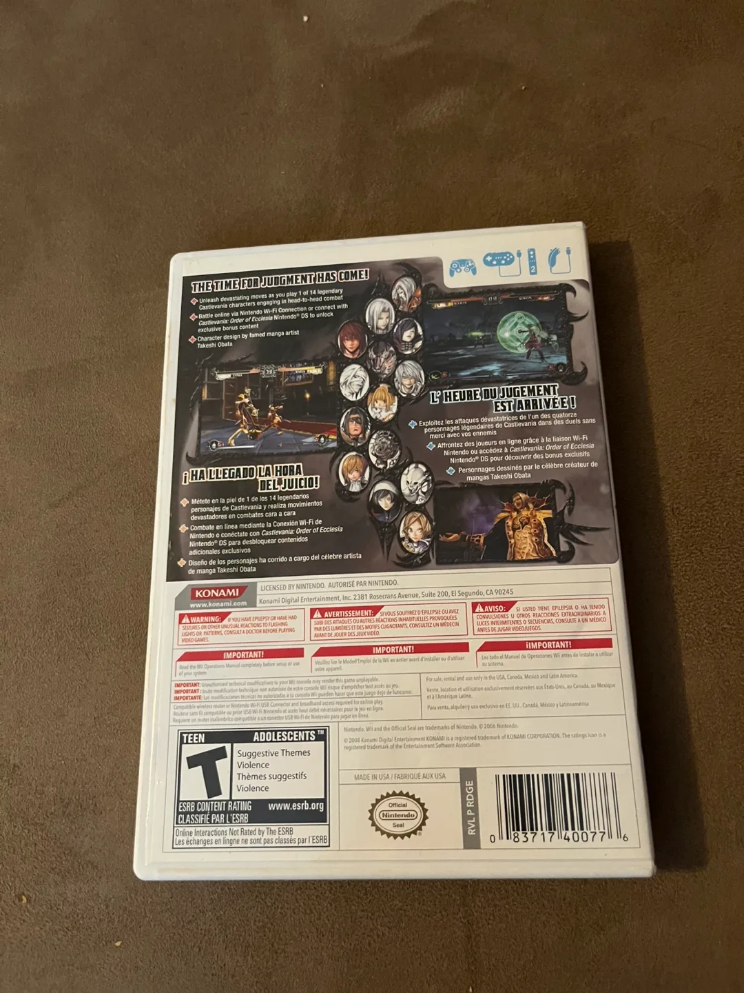 Castlevania Judgement Wii Video Game image indicator(3)