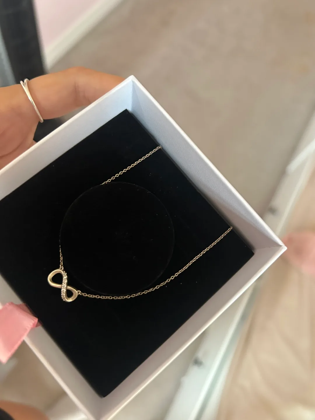 Pandora Silver Infinity Knot Necklace image indicator(2)