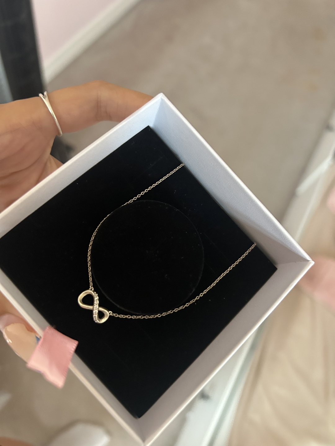Pandora Silver Infinity Knot Necklace
