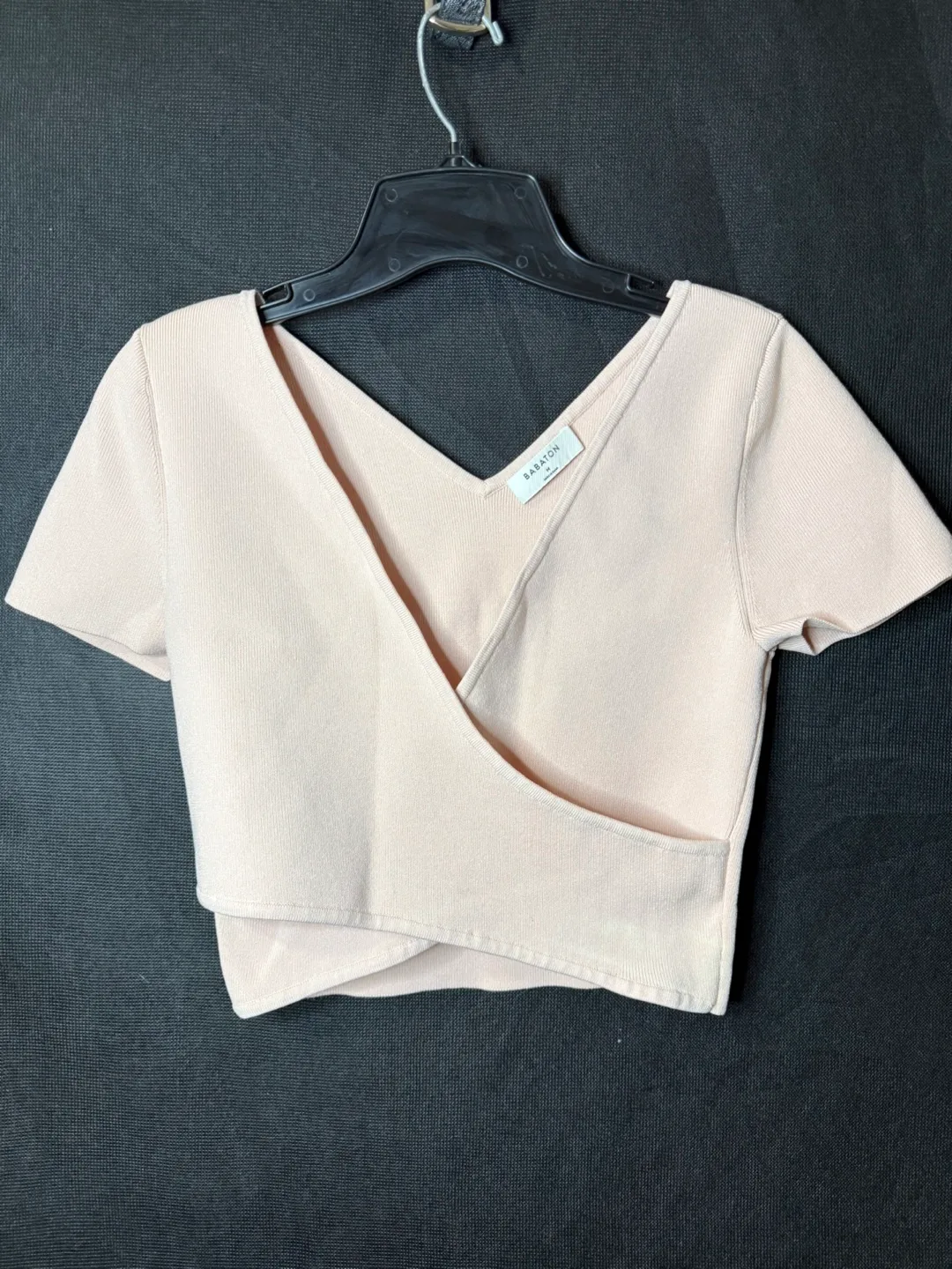 Babaton Sculpt Knit Cross Front Top image indicator(2)