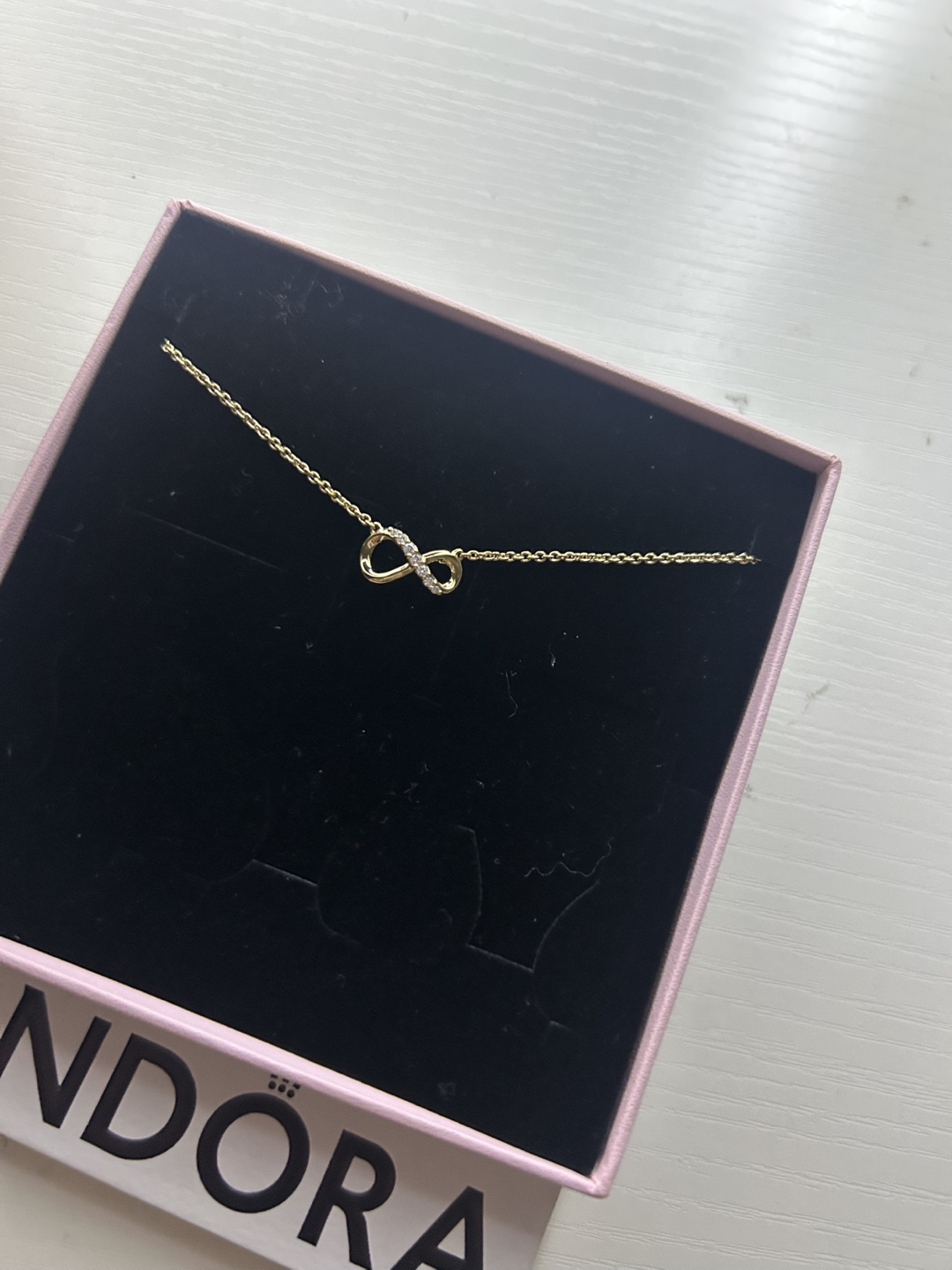 Pandora Infinity Knot Necklace - Gold - photo 3