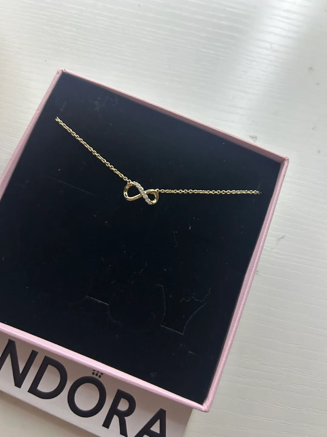 Pandora Infinity Knot Necklace - Gold image indicator(3)