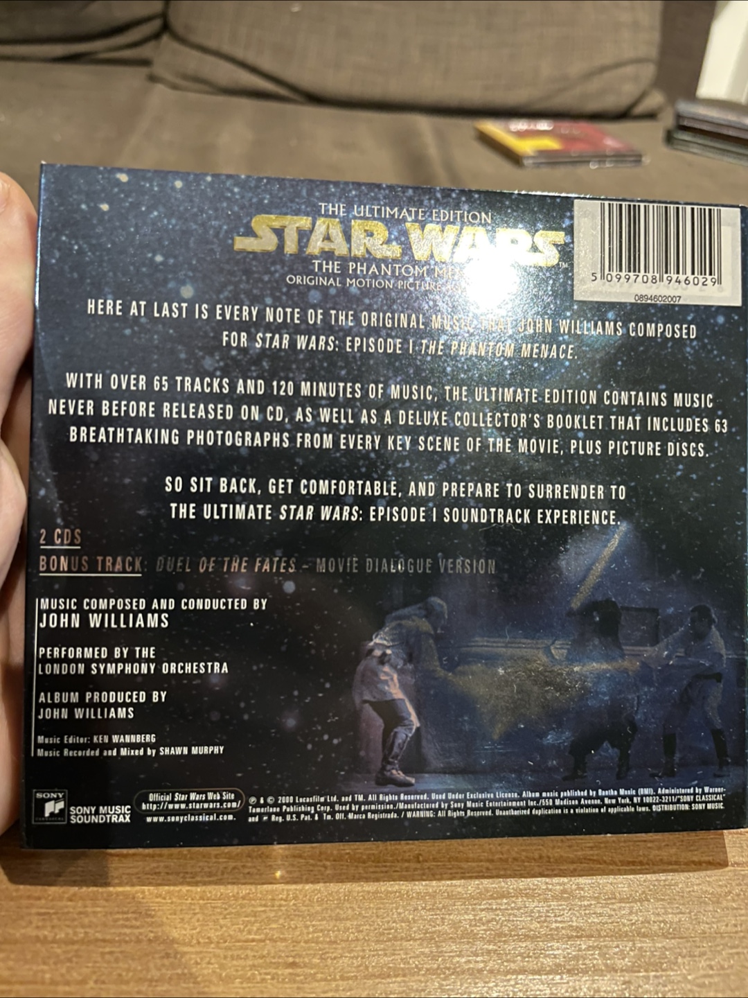 Ultimate Edition Star Wars: The Phantom Menace Soundtrack - photo 2