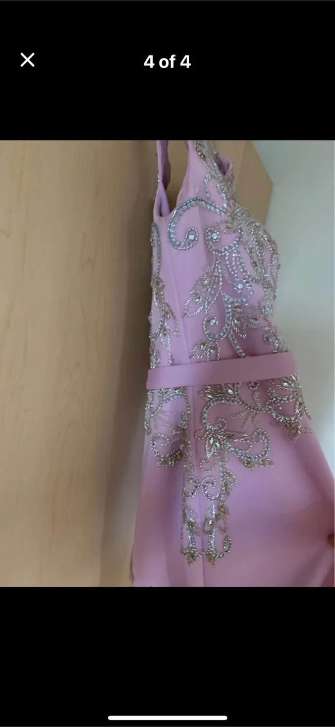 Pink Embellished Formal Dress image indicator(2)