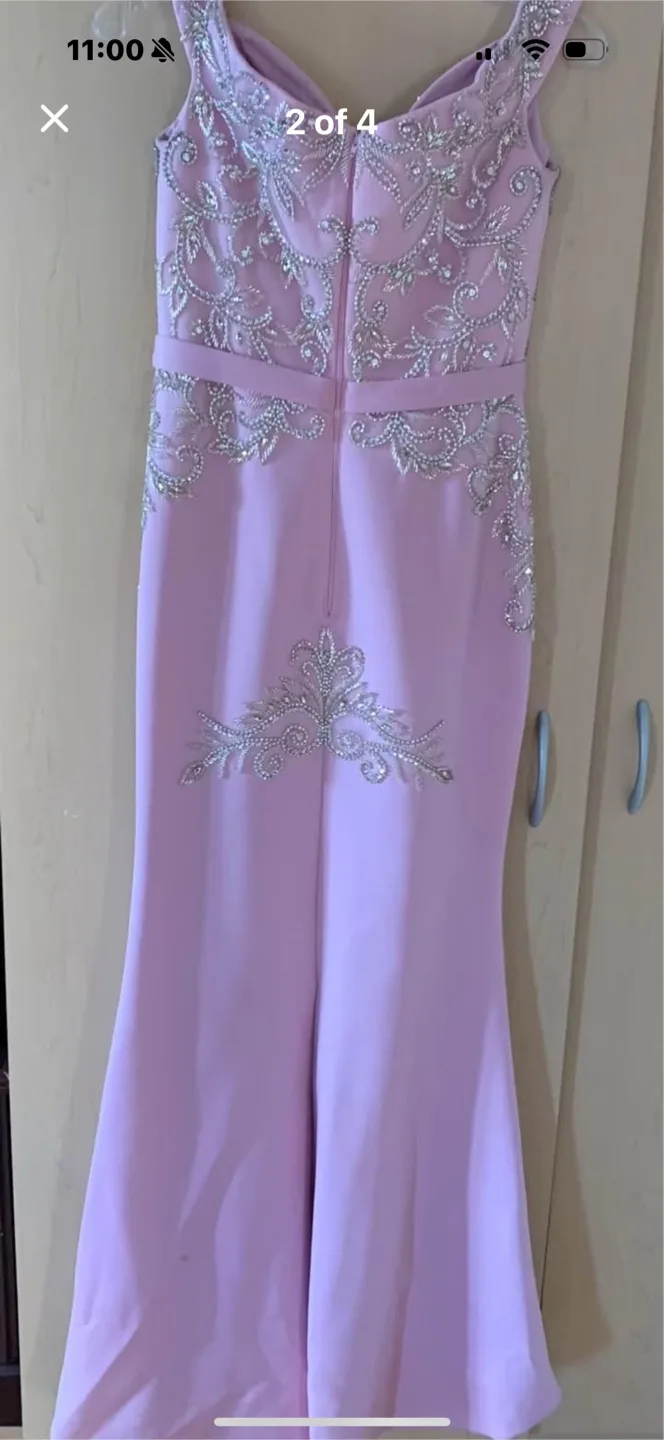 Pink Embellished Formal Dress image indicator(4)
