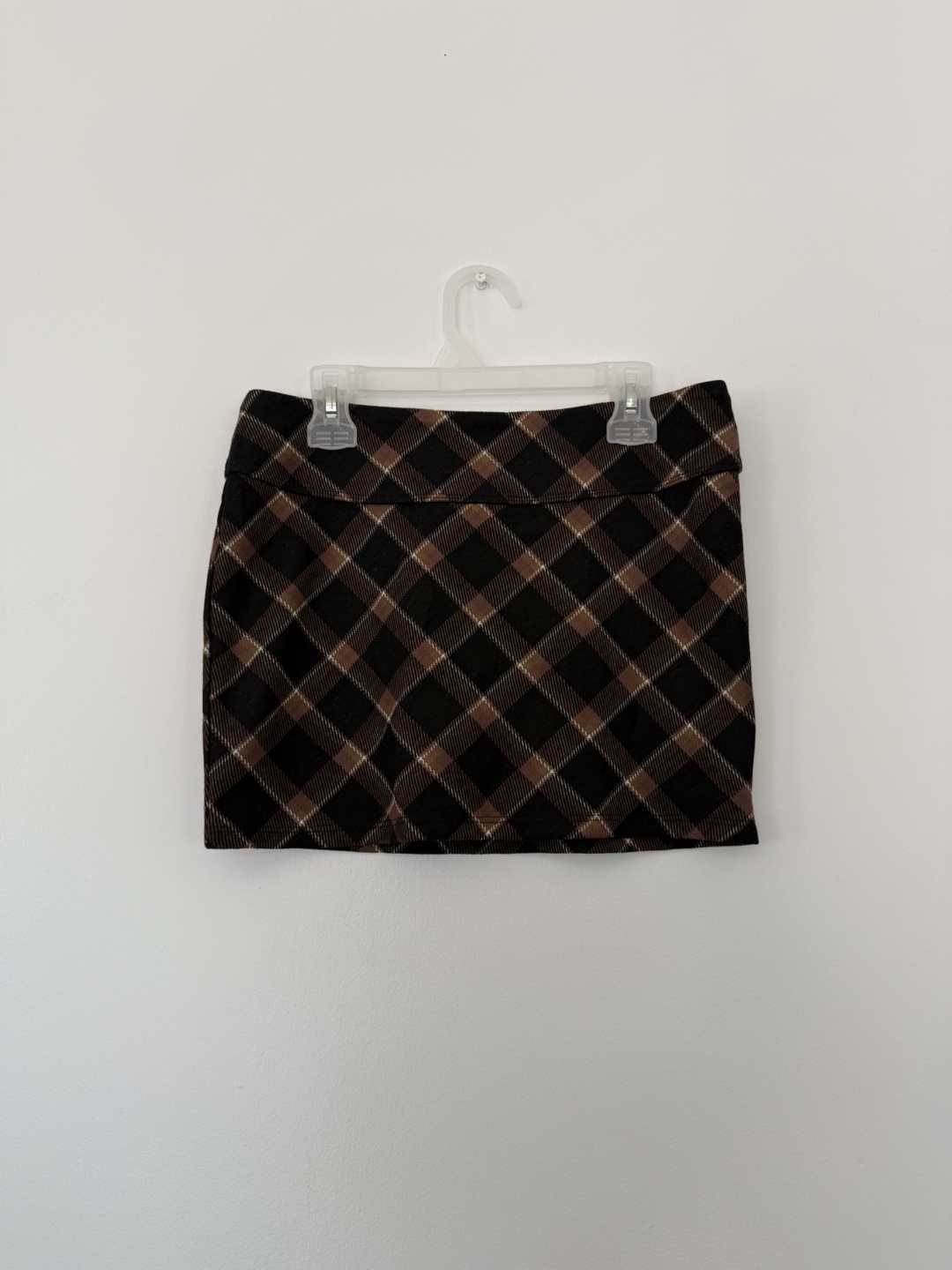 H&M plaid mini skirt