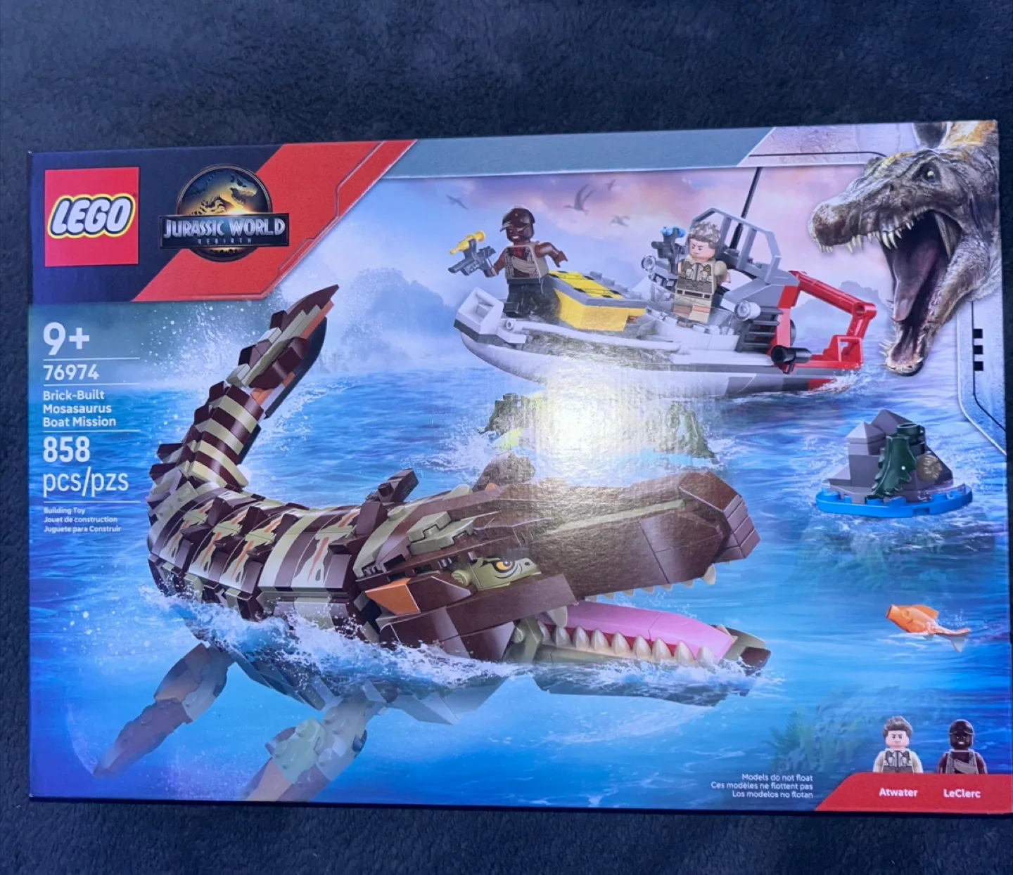 LEGO Jurassic World Mosasaurus Boat Mission 76974 thumbnail