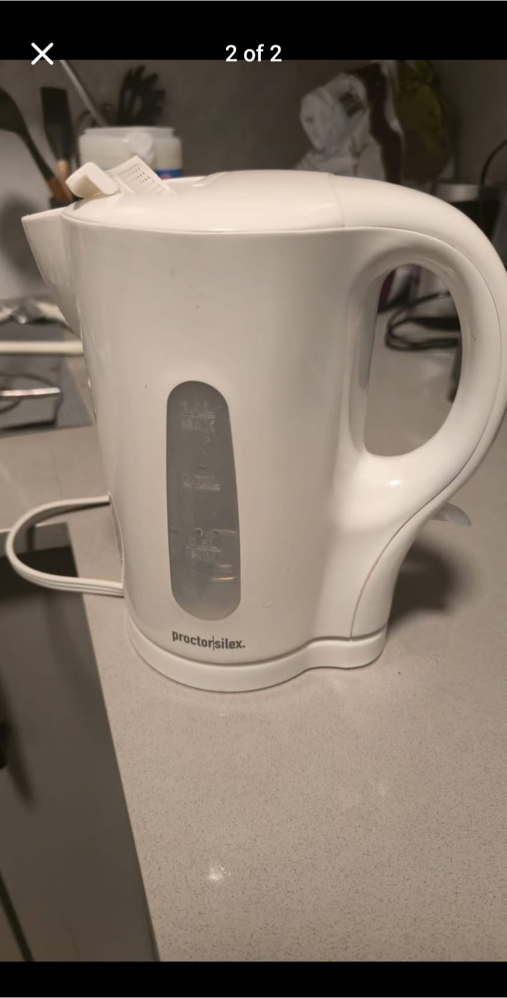 Proctor Silex Electric Kettle - White