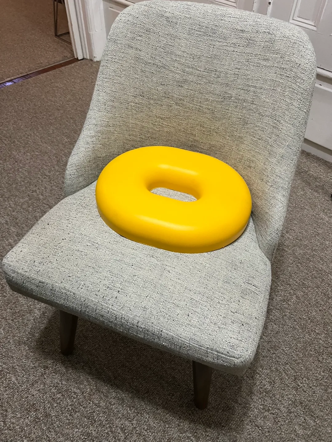 Yellow Donut Comfort Cushion thumbnail