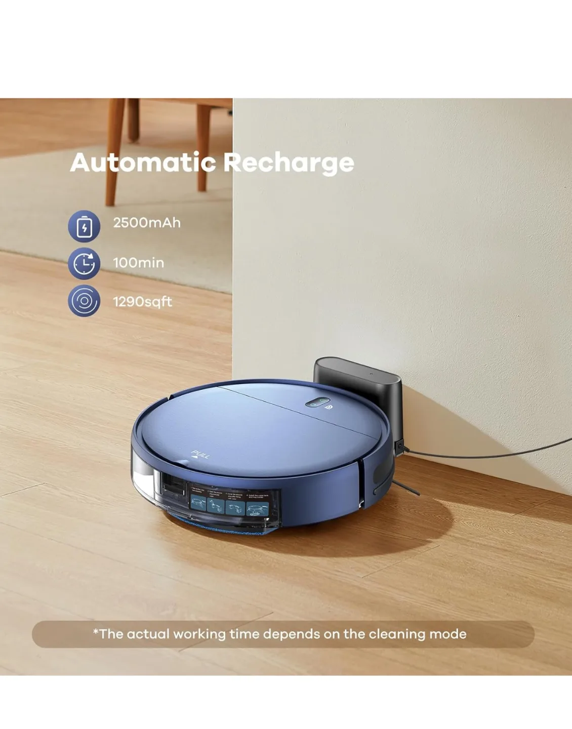 ZCWA Robot Vacuum and Mop Combo image indicator(6)