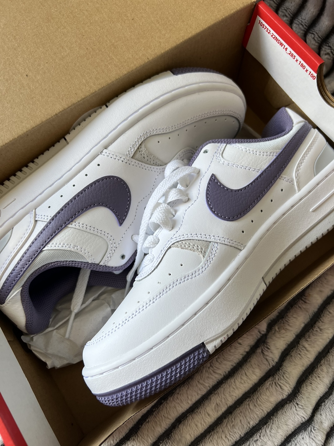 Nike Gamma Force White Sneakers - Size 6 - photo 2