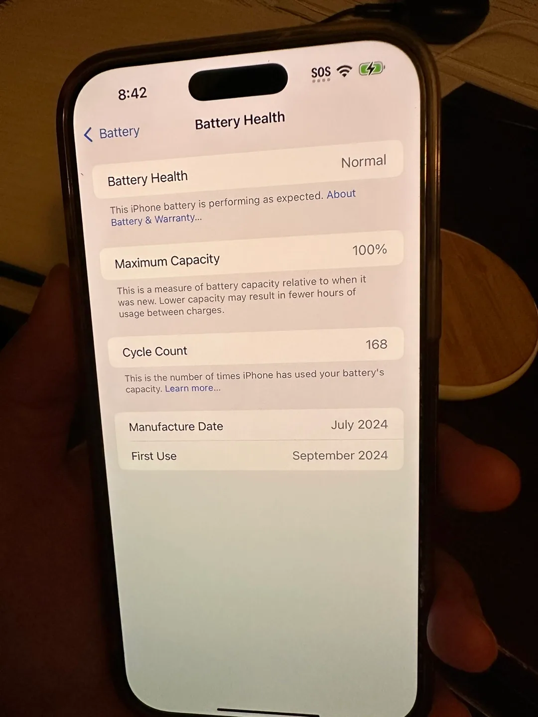 Like New iPhone 16 Pro Max 256GB 100% battery health image indicator(4)